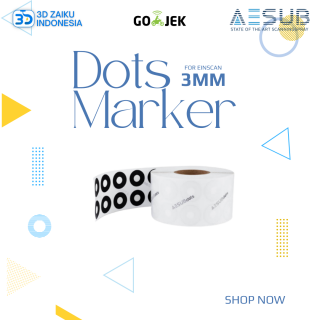 Original AESUB Dots Marker 3000 Point for Einscan 3D Scanner 3D Scan - 3 mm